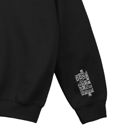Wrist Checked Custom Quote Sweatshirt