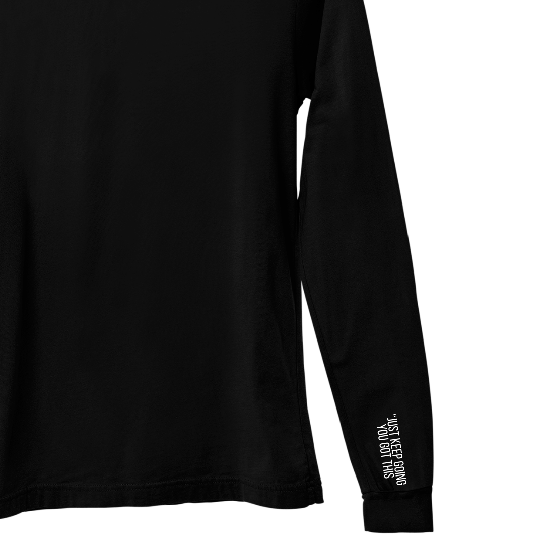 Wrist Checked Custom Quote Long Sleeve