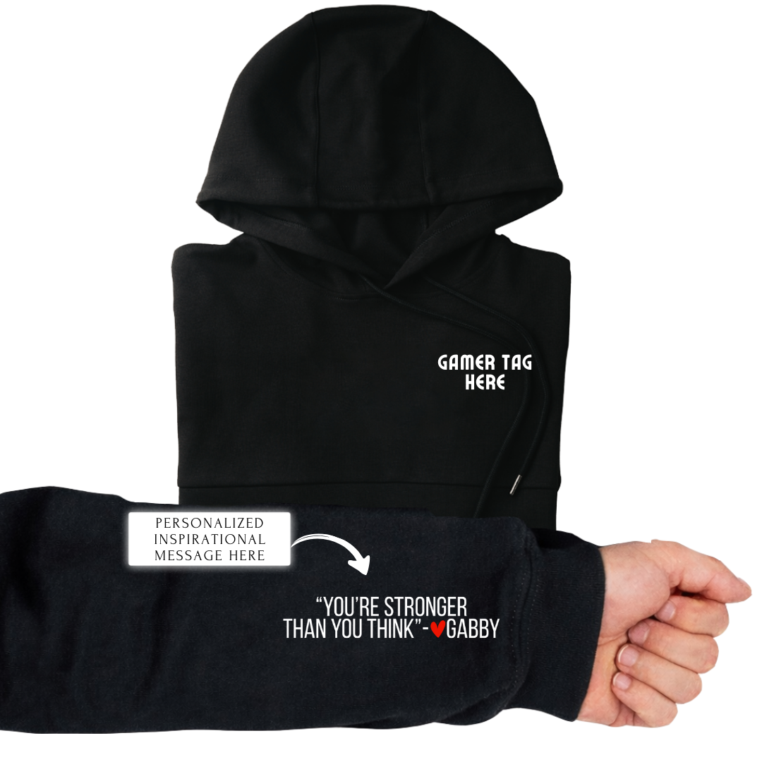 Wrist Checked Custom Quote Hoodie