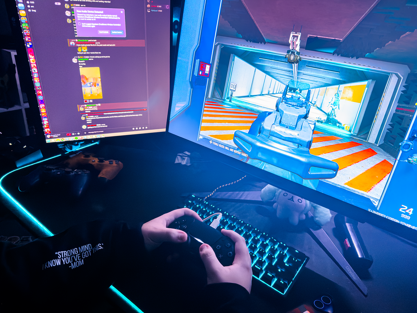 Wrist Checked Custom Quote Long Sleeve