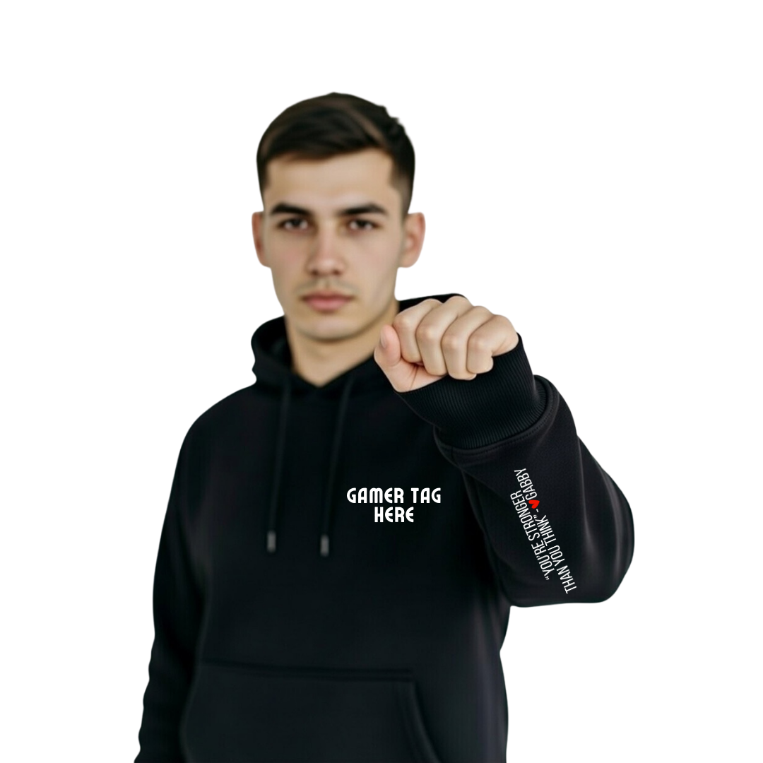 Wrist Checked Custom Quote Hoodie